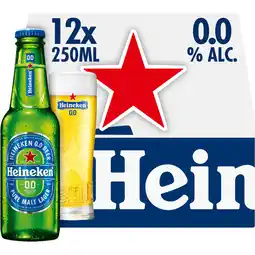 Jumbo Heineken Premium Pilsener 0.0 Bier Draaidop Fles 12 x 250ml aanbieding