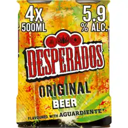 Jumbo Desperados Original Bier Blik 4 x 500 ml aanbieding
