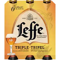 Jumbo Leffe - Tripel Belgisch Abdijbier - Fles - 6 x 300ML aanbieding
