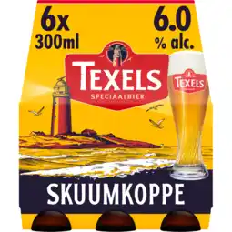 Jumbo Texels Skuumkoppe Bier Fles 6 x 300 ml aanbieding