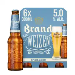 Jumbo Brand Weizen Bier Fles 6 x 300ml aanbieding