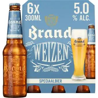 Jumbo Brand Weizen Bier Fles 6 x 300ml aanbieding
