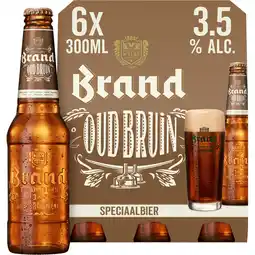 Jumbo Brand Oud Bruin Bier Fles 6 x 300ml aanbieding