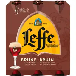 Jumbo Leffe - Bruin Belgisch Abdijbier - Fles - 6 x 300ML aanbieding