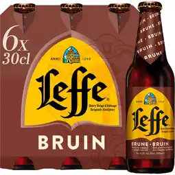 Jumbo Leffe - Bruin Belgisch Abdijbier - Fles - 6 x 300ML aanbieding