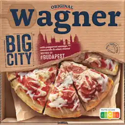 Jumbo Original Wagner Big City with Pepperoni Sausage, Mozzarella & Edam Cheese #Budapest 400 g aanbieding