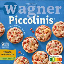 Jumbo Original Wagner Piccolinis Pizza Tomate-Mozzarella 9 Stuks 270 g aanbieding