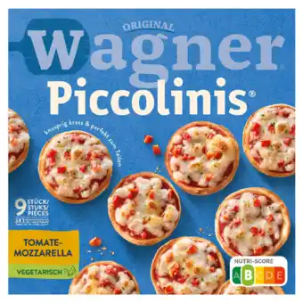 Jumbo Original Wagner Piccolinis Pizza Tomate-Mozzarella 9 Stuks 270 g aanbieding