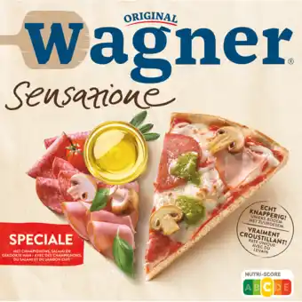 Jumbo Original Wagner Sensazione Speciale met Champignons, Salami en Gekookte Ham 360 g aanbieding