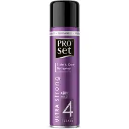 Jumbo ProSet Ultra Strong Style & Care Hairspray 300 ml aanbieding