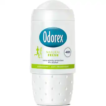 Jumbo Odorex Natural Fresh Deodorant 50 ml aanbieding
