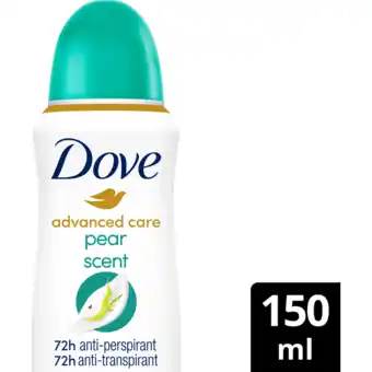 Jumbo Dove Deo Spray Pear & Aloe 150 ML aanbieding
