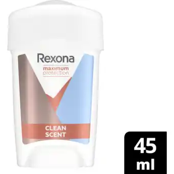 Jumbo Rexona Women Maximum Protection Anti-transpirant Stick Clean Scent 45 ml aanbieding