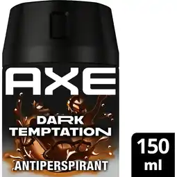 Jumbo AXE Anti-Transpirant Spray Dark Temptation 150 ml aanbieding