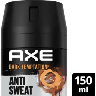 Jumbo AXE Anti-Transpirant Spray Dark Temptation 150 ml aanbieding