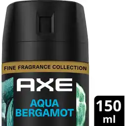 Jumbo AXE Fine Fragrance Collection Premium Deodorant Bodyspray Aqua Bergamot 150 ml aanbieding