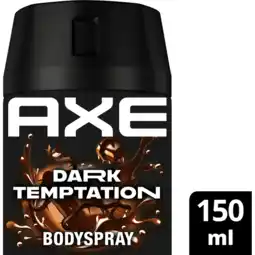 Jumbo AXE Deodorant Bodyspray Dark Temptation 150 ml aanbieding