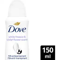 Jumbo Dove Advanced Care Anti-Transpirant Deodorant Spray Invisible Dry 150 ml aanbieding
