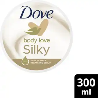 Jumbo Dove BodycrÃ¨me Silk 300 ml aanbieding