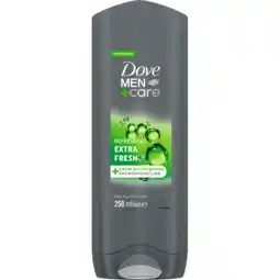Jumbo Dove Men+Care 3-in-1 Douchegel Extra Fresh 250 ml aanbieding