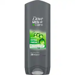 Jumbo Dove Men+Care 3-in-1 Douchegel Extra Fresh 250 ml aanbieding