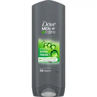 Jumbo Dove Men+Care 3-in-1 Douchegel Extra Fresh 250 ml aanbieding