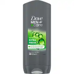 Jumbo Dove Men+Care 3-in-1 Douchegel Extra Fresh 400 ml aanbieding