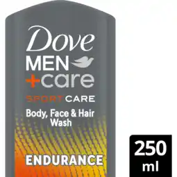Jumbo Dove Men+Care Sport Care 3-in-1 Douchegel Endurance 250 ml aanbieding