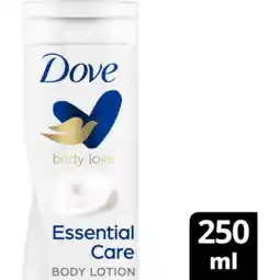 Jumbo Dove Body Love Bodylotion Essential Care 250 ml aanbieding