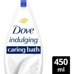 Jumbo Dove Caring Bath Badcrème Indulging Cream 450 ml aanbieding