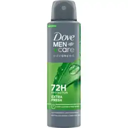 Jumbo Dove Men+Care Advanced Anti-Transpirant Deodorant Spray Extra Fresh 150 ml aanbieding