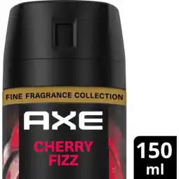 Jumbo AXE Fine Fragrance Collection Premium Deodorant Bodyspray Cherry Fizz 150 ml aanbieding