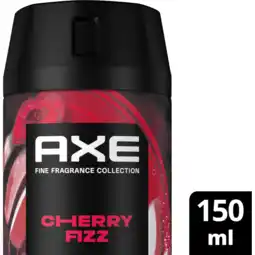 Jumbo AXE Fine Fragrance Collection Premium Deodorant Bodyspray Cherry Fizz 150 ml aanbieding
