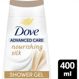 Jumbo Dove Advanced Care Verzorgende Douchegel Nourishing Silk 400 ml aanbieding