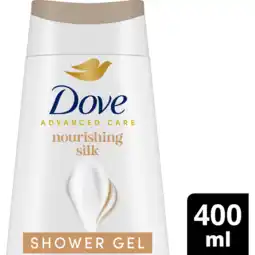Jumbo Dove Advanced Care Verzorgende Douchegel Nourishing Silk 400 ml aanbieding