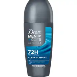 Jumbo Dove Advanced Anti-Transpirant Deodorant Roller Clean Comfort 50 ml aanbieding