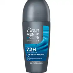 Jumbo Dove Advanced Anti-Transpirant Deodorant Roller Clean Comfort 50 ml aanbieding