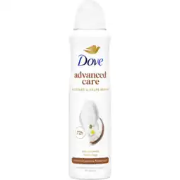 Jumbo Dove Deo Spray Coconut & Jasmine 150 ML aanbieding
