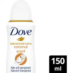 Jumbo Dove Deo Spray Coconut & Jasmine 150 ML aanbieding
