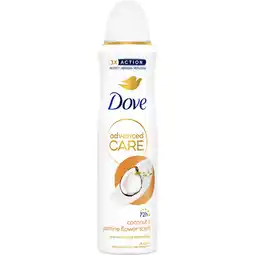 Jumbo Dove Deo Spray Coconut & Jasmine 150 ML aanbieding