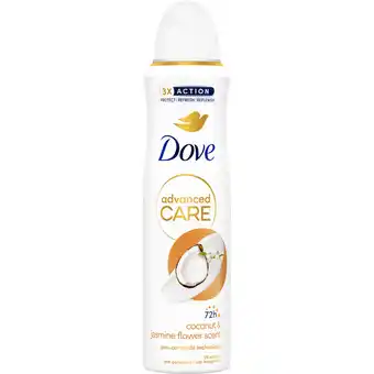 Jumbo Dove Deo Spray Coconut & Jasmine 150 ML aanbieding