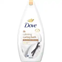 Jumbo Dove Calming Caring Bath Badcrème Sheaboter & Vanille 450 ml aanbieding
