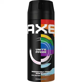 Jumbo Axe Deodorant Bodyspray Unite 150 ml aanbieding