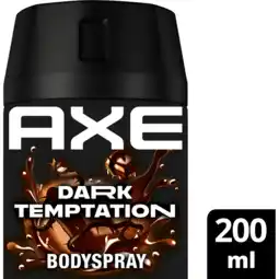 Jumbo AXE Deodorant Bodyspray Dark Temptation 200 ml aanbieding