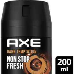 Jumbo AXE Deodorant Bodyspray Dark Temptation 200 ml aanbieding