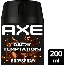 Jumbo AXE Deodorant Bodyspray Dark Temptation 200 ml aanbieding