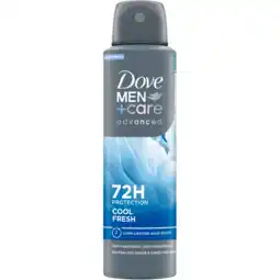 Jumbo Dove Men+Care Advanced Anti-Transpirant Deodorant Spray Cool Fresh 150 ml aanbieding