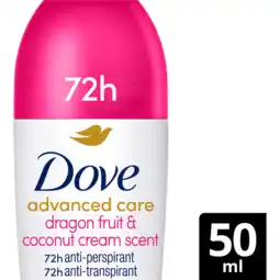 Jumbo Dove Deo Roll On Dragon Fruit Coconut 50 ML aanbieding