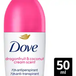 Jumbo Dove Deo Roll On Dragon Fruit Coconut 50 ML aanbieding