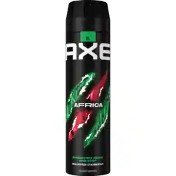 Jumbo AXE Deodorant Bodyspray Africa 200 ml aanbieding